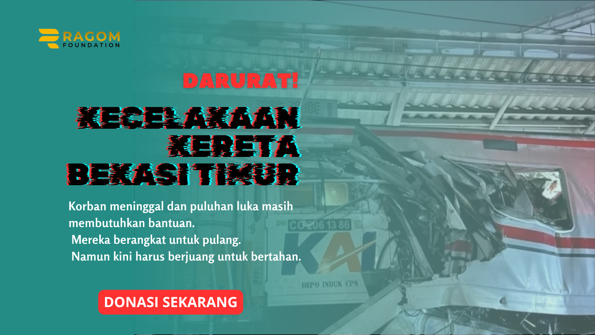 Bantu Korban Kecelakaan Kereta Bekasi Timur